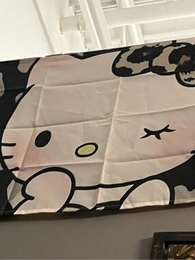 Hello Kitty Black and Pink Decorative Throw Panel